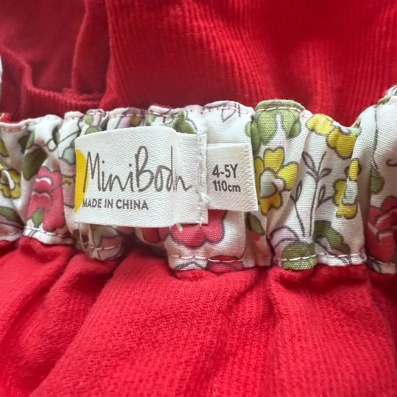 Mini Boden Corduroy Pinafore Dress (4-5y) - Picture 4 of 4